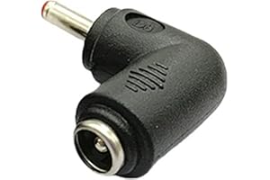 TFAOYS 90 Degree Charging Adapter Power Supply Adapter DC5521 to DC35135 Conversion Head Female to Male Connector Converter C