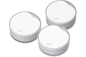TP-Link Deco AX3000 PoE Mesh WiFi(Deco X50-PoE), Ceiling/Wall-Mountable WiFi 6 Mesh, Replacing WiFi Router, Access Point and Range Extender, PoE-Powered, 2 PoE Ports(1 x 2.5G, 1 x Gigabit), 3-Pack