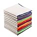 Luckiss Bamboo Dish Cloths - Super Absorbent Eco Friendly Kitchen Towels with Scrubbing Side for Washing Dishes White Dishcloths 12 X 12 inch 12 Pack, White