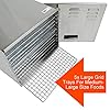 Crawford-Kitchen-Commercial-Food-Dehydrator-Stainless-Steel-Easy-To-Clean-Body-Pro-Quality-Dehydrated-Raw-Food-Jerky-Maker-1000W-Ultra-High-Effieciency-Design