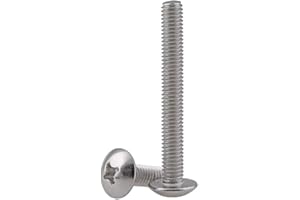 Adiyer 40-Pack Metric M4 x 35mm Machine Screws for Cabinet Drawer Knob Pull Handle, 304 Stainless Steel, Truss Head Bolts, Phillips Drive