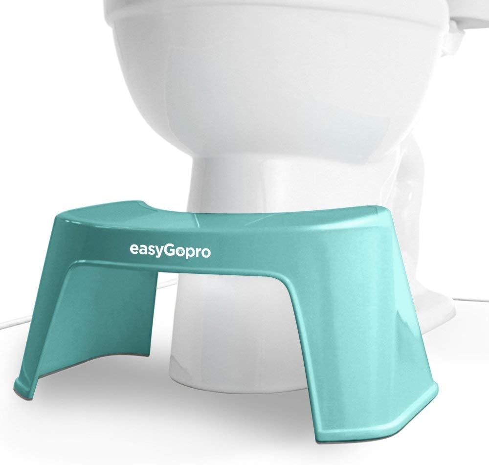 easyGopro Bathroom Toilet Stool, Ergonomic Step 7.5 Inch / 19cm One