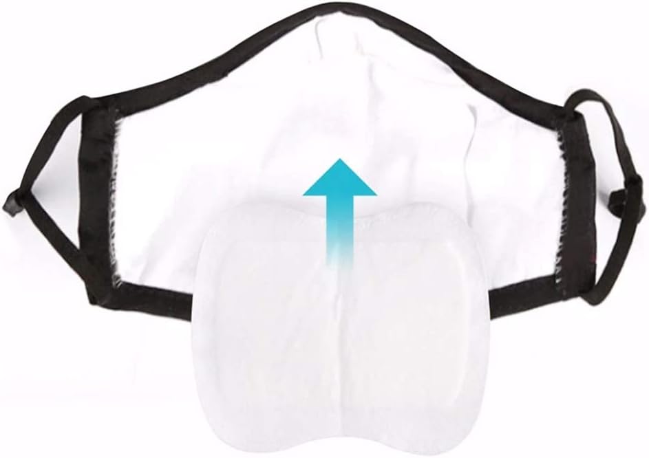 SOSPIRO 10/20/30/50/100 Piece Disposable Face Masks Gasket, Disposable Non-woven Fabric/Cotton Protective Breathable Replacement Mask Gasket(50pcs+2 masks -1)
