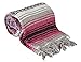 Roger Enterprises Authentic Mexican Falsa Blanket (Hot Pink)