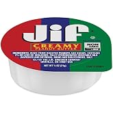 Jif Creamy Peanut Butter, 3/4 oz Plastic Portion Control Cup, 200 Count Case