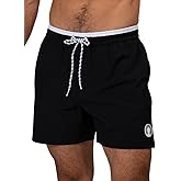 Chubbies Mens Swim Trunks – Mens Swim Shorts with 4-Way Stretch, 5.5” Beach Shorts with Elastic Waist, Drawstring,Mesh Lining