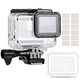GreatCool Gopro Hero 5/6 Waterproof Housing Underwater Case Dive with Touch Coverlens and Anti Fog Inserts Accessories Kit