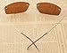 Eyekepper Rimless Titanium Frame Polarized Sunglasses (Brown, Brown)