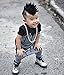 Baby Boys Outfits Gray Clothes T-Shirt Tops+Pants 2PCS Set (3-12 Months)