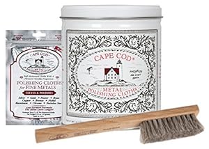 Image of Cape Cod Metal Polishing Bundle Variety Pack (1 Pouch, 1 Tin, 1 Brush)