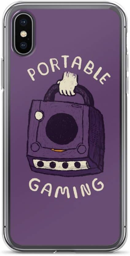iPhone 7/8 Case Anti-Scratch Gamer Video Game Transparent Cases Cover The Gamecube Had The Handle It was The Og Portable Gam Gaming Computer Crystal Clear