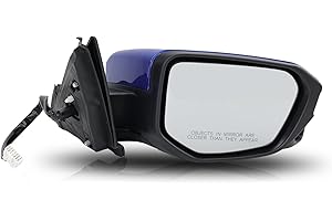 MOFOAP Passenger Side Mirror Compatible with 2016 2017 2018 2019 2020 2021 Honda Civic Sedan/Coupe/Hatchback Lx/Ex/Sport,Mirror with View Camera Power Heated (Blue)