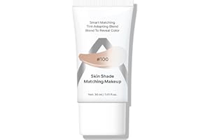 KYDA Color Changing Foundation, Liquid Lightweight Moisturizing Foundation, Smart Shade Matching Dewy Base Makeup, Medium to 