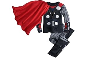 LEMONBABY Little Kids Boys Girls Super Hero Character Costume Home Wear Pajamas Sets Cotton Sleepwear