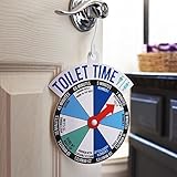 Boxer Bathroom Door Toilet Time Spinner Sign - Let The World Know How Long Your Going To Take And Why