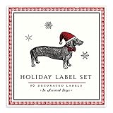 Alice Scott Christmas Dachshund Holiday Book of Labels by