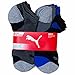 Puma Men's No Show 8-pair Athletic Socks for Men (Black)