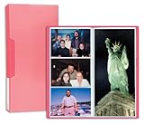 Pioneer Photo Albums CF-3 144-Pocket Poly Cover Space Saver Photo Album, Red (CF-3/R)