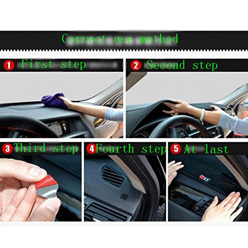 FLY5D Dashboard Cover Dash Cover Mat Pad DashMat for Volkswagen Passat B5 1996-2005 (Volkswagen Passat B5 1996-2005, Black)