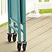 Cosco Outdoor Living Indoor/Outdoor Folding Serving Cart, Teal
