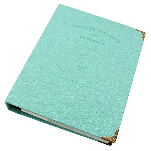 Ablus 120 Pockets Mini Photo Album for Fujifilm Instax Mini 7s 8 8+ 9 25 26 50s 70 90 Instant Camera & Name Card (Jade green)