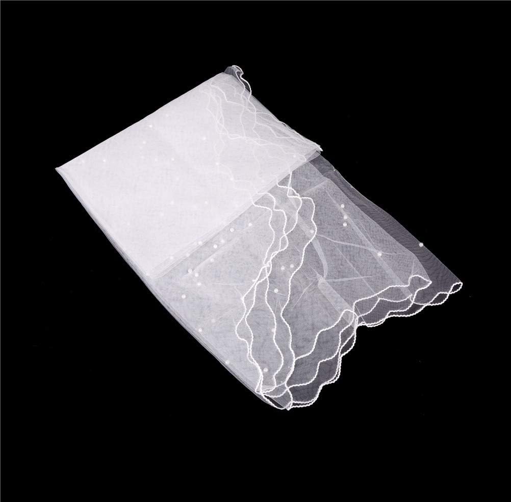 Veil Bridal - 1.5 M Length Bridal One Layer Vintage Bride Without Comb Cathedral Wedding Decoration Accssories - Bridal Bride Comb Shower Veil Chapel Wedding