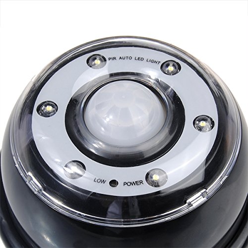 6-LED-Bulbs-Pir-Sensor-Motion-Detector-Light-Lamp-Black