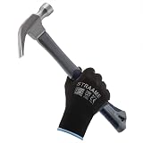 Straame Black Safety Work Gloves Pack 12 L PU Nylon Non-Slip Dexterity view 3