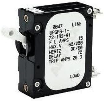Amazon Com Seachoice Ac Dc Marine Circuit Breaker 15 Amp 227v Ac 65v Dc Sports Outdoors