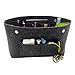 VANCORE Felt Insert Purse Organizer Handbag Cosmetic Travel Bag for Women Dark grey Small