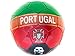 Soccer Ball Cristiano Ronaldo CR7 Portugal 32 Panels Red Green Official Size 5