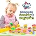 Kiddy Dough 10 Pack of Color Dough – w/ 6 BONUS Dough Cutters & Built-In Molding Lids Mega Modeling & Sculpting Playset With 10 Individual 2-Ounce Cans of Dough – Bulk Party Pack