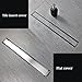 Neodrain 24-Inch Linear Shower Drain- with 2-in-1 Flat & Tile Insert Cover, Brushed 304 Stainless Steel Rectangle Shower Floor Drain,Floor Shower Drain