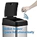 iTouchless 13 Gallon Stainless Steel Automatic Trash Can with Odor Control System, Big Lid Opening Sensor Touchless Kitchen Trash Bin