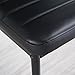 Mecor Set of 4 Stunning Black Dining Chairs Comfortable Leather Dining Room Furniture