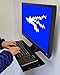 SDS Premium iMount 2.0 Aluminum Mini Keyboard Mounting Shelf, Black, Light Weight, Mounts Using VESA Pattern On Monitors, Ultra Thin Wall Mount Provided Manufactured in Michigan