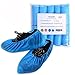 Disposable Boot Shoe Covers, Waterproof Slip Resistant Shoe Booties, Durable Eco-friendly CPE Shoe Protector, Thick Shoe Cover by IDOMIK for Museum Workplace Indoor Carpet Floor Usage 100 Pack