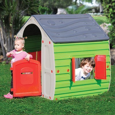 Starplay 17561 Magical Realistic Playhouse, Plastic Material, Gloss Finish, Water Resistant, Easy to Assemble, Primary Colors, For Kids 3 Years and Up, Outdoor