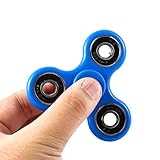FidgetKool Fidget Toys Spinning & Spinner Top Relieves Your Adhd/Anxiety & Boredom Gifts Blue & Black Novelty