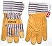 Kinco 1917 Youth (2-Pack) - Work Gloves for Kids - Perfect Easy-on/Easy-off glove for Kids - Soft Durable Pigskin Leather with Safety Cuff and Wing Thumb - Ages 7-12 (dimensions of glove listed below)