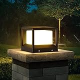 MVBT Outdoor Post Cap Light, Modern High Voltage