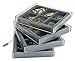 Stack Em' Jewelry Organizer Box - 2 Pack - 6 compartment Bracelet and Hoop Earring Drawer Jewelry Tray - Axis 3302