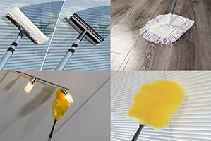 High Reach Cleaning Kit With 10 Foot Extension Pole For High