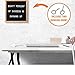 Black Letter Board White, Double Sided Letter Board with Stand and 600 Changeable Letters. Business Open Closed Sign, Personalized Messaging for Home, Kitchen and More.