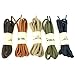 YFINE Oval Athletic Shoelaces for Sneakers Half Round Shoe Laces(2 Pair)