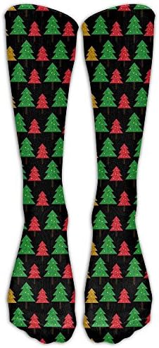 HTTACGB Colorful Christmas Trees Breathable Stocking Athletic Socks