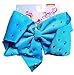JoJo Siwa Cheer Hair Bows For Girls, White, Yellow, and Blue With Rhinestones, Large Hair Bows, JoJo Siwa Bows, Hair Bow, JoJo Bows, Cheer Bows, JoJo Bows For Girls, JoJo Siwa Clothes Accessories