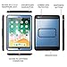 New iPad 2017 9.7 inch Case, YOUMAKER Heavy Duty Kickstand Shockproof Protective Case Cover for Apple New iPad 9.7 inch (2017 Version) with Built-in Screen Protector (Blue/Black)