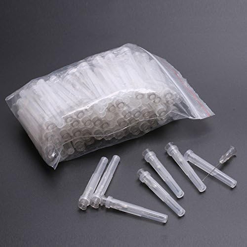SYlive Lot 100pcs Dental Endo Irrigation Needle Tip 27GA End-Closed Side Hole Syringes