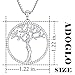 Ado Glo Her Birthday Gifts - 'Family Tree of Life' Pendant Necklace - Fashion Jewelry for Women and Girls - Anniversary Present for Sister, Wife, Daughter, Granddaughter, Grandma, Mom